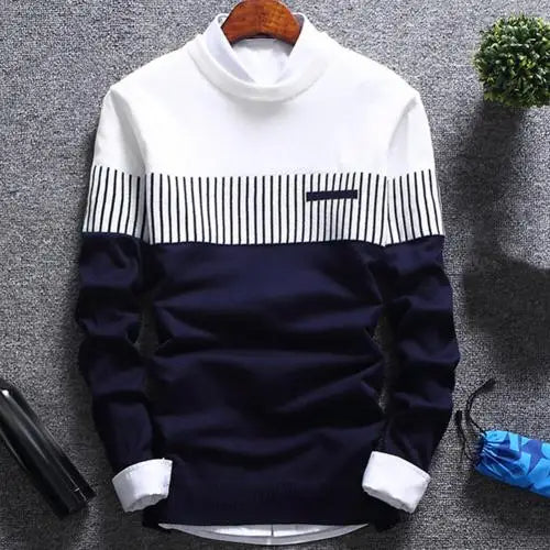Men’s Printed Crew Neck Sweater | Long Sleeve