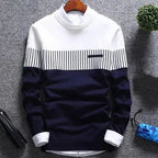 Men’s Printed Crew Neck Sweater | Long Sleeve