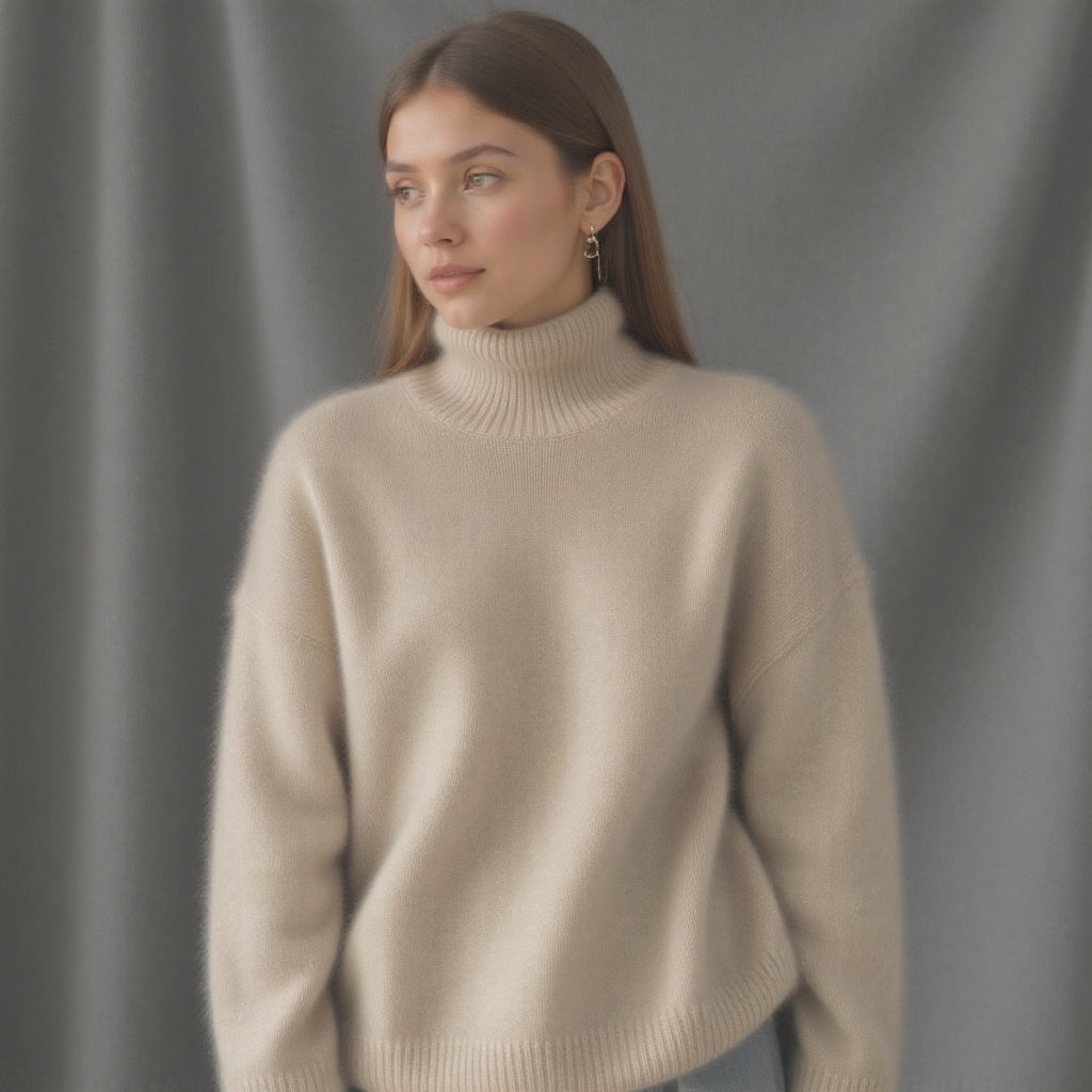 Women's Turtleneck Oversized Sweater | Winter