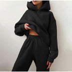 Women's Hoodie and Sweatpants Set | Winter