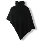Women's Turtleneck Poncho Sweater | Winter