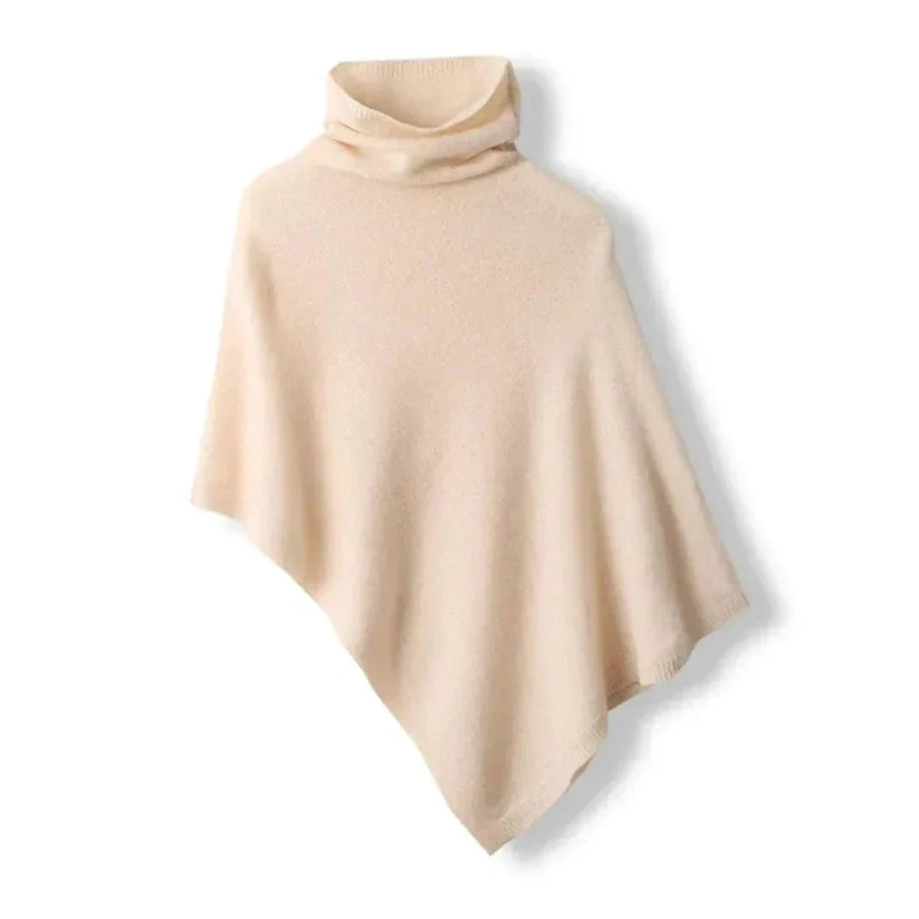 Women's Turtleneck Poncho Sweater | Winter