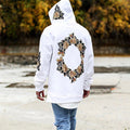 Men's Winter Streetwear Floral Graphic Hoodie | Oversized