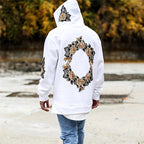 Men's Winter Streetwear Floral Graphic Hoodie | Oversized