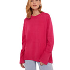 Women's Oversized Crew Neck Knit Sweater | Fall
