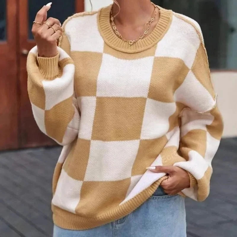 Women's Knitted Chunky Sweater | Winter