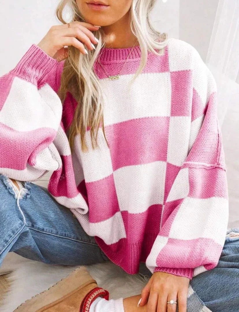 Women's Knitted Chunky Sweater | Winter