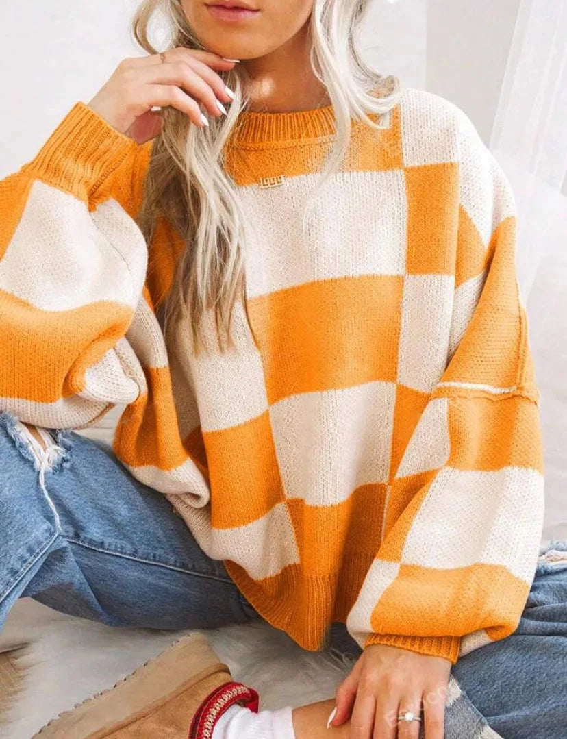 Women's Knitted Chunky Sweater | Winter