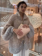 Women's Chunky Cable Knit Sweater | Oversized