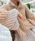 Women's Chunky Cable Knit Sweater | Oversized
