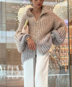 Women's Chunky Cable Knit Sweater | Oversized