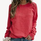 Women's Long Sleeve Crew Neck Sweater | Winter