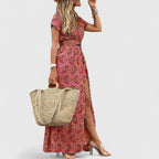 Women's Bohemian Print Summer Vacation Dress | Maxi