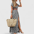 Women's Bohemian Print Summer Vacation Dress | Maxi