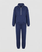 Women's Quarter-Zip Two-Piece Set | Casual