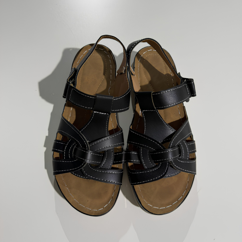 Women's Cutout Sandals | Hook and Loop
