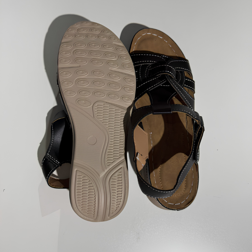 Women's Cutout Sandals | Hook and Loop