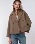 Women's Winter Oversized Coat | Button