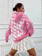 Women's Winter Printed Oversized Hoodie | Streetwear