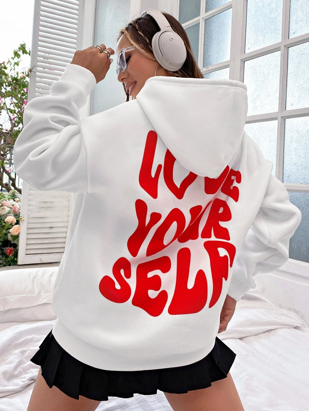 Women's Winter Printed Oversized Hoodie | Streetwear