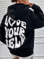Women's Winter Printed Oversized Hoodie | Streetwear