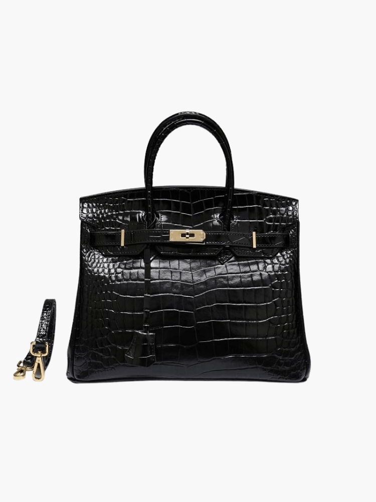 Women's Structured Top-Handle Handbag | Double Handles