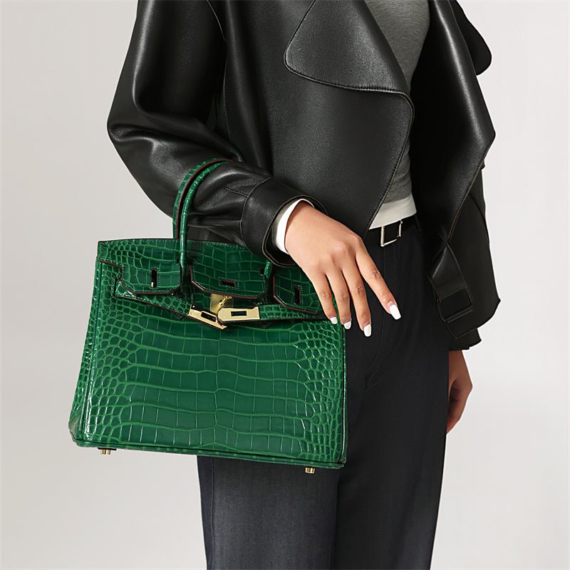 Women's Structured Top-Handle Handbag | Double Handles