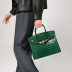 Women's Structured Top-Handle Handbag | Double Handles
