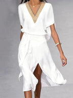 Women's Elegant Minimalist Dress | Midi