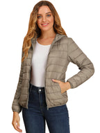 Women's Zip Up Puffer Jacket | Winter