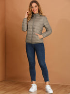 Women's Zip Up Puffer Jacket | Winter