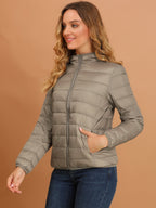 Women's Zip Up Puffer Jacket | Winter