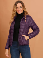 Women's Zip Up Puffer Jacket | Winter