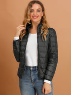 Women's Zip Up Puffer Jacket | Winter
