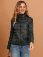 Women's Zip Up Puffer Jacket | Winter