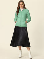 Women's Zip Up Puffer Jacket | Winter