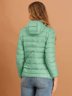 Women's Zip Up Puffer Jacket | Winter