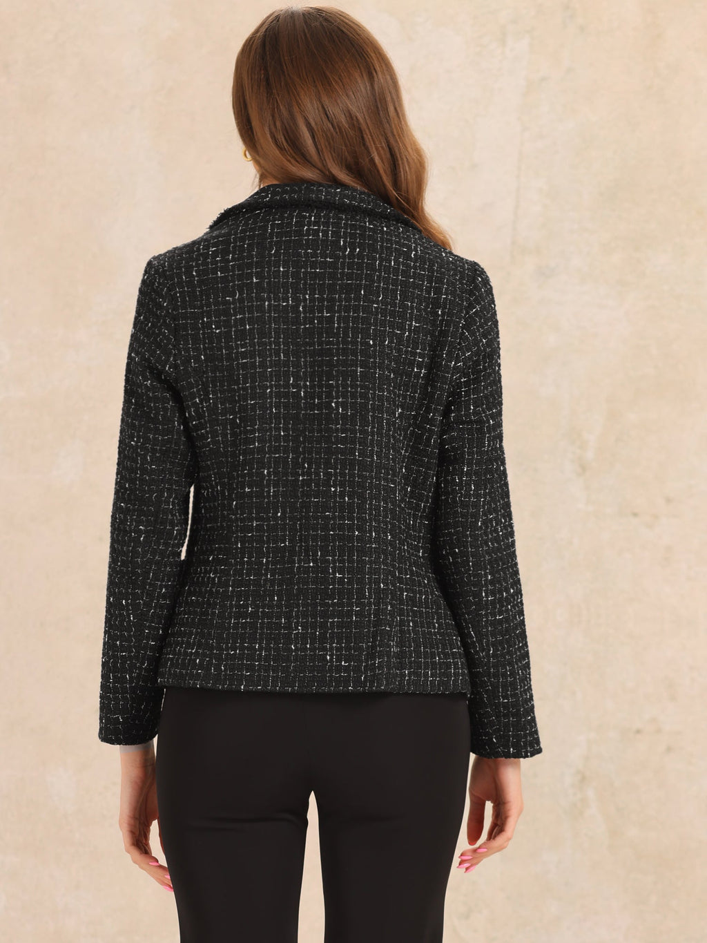 Women's Long Sleeve Button Blazer | Pockets