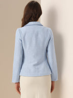 Women's Long Sleeve Button Blazer | Pockets