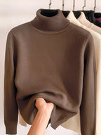 Women's Winter Turtle Neck Sweater | Long Sleeves