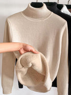 Women's Winter Turtle Neck Sweater | Long Sleeves