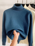 Women's Winter Turtle Neck Sweater | Long Sleeves