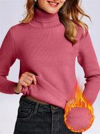 Women's Winter Turtle Neck Sweater | Long Sleeves