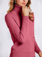 Women's Winter Turtle Neck Sweater | Long Sleeves