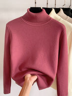 Women's Winter Turtle Neck Sweater | Long Sleeves