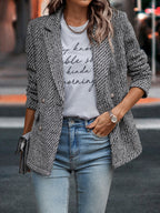 Women's Winter Double Breasted Blazer | Formal