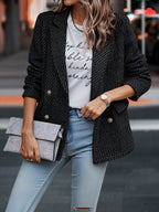 Women's Winter Double Breasted Blazer | Formal