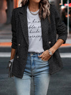 Women's Winter Double Breasted Blazer | Formal