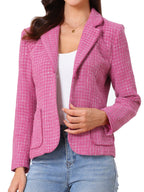 Women's Long Sleeve Button Blazer | Pockets