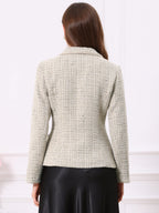 Women's Long Sleeve Button Blazer | Pockets
